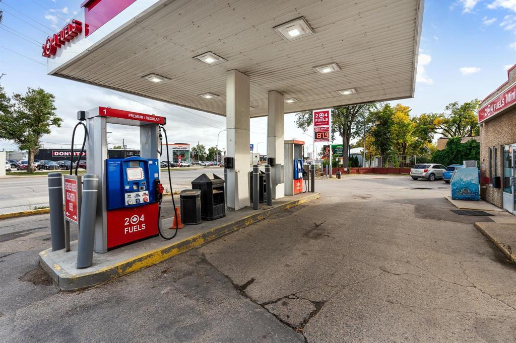 Fuel pump area at 204 Fuels Pembina